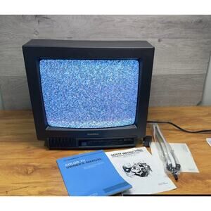 VTG GoldStar 13" Color Tube TV Television CRT CMT-4842N ~no Remote~Never Used